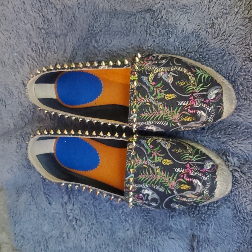 Christian Louboutin jungle spike flat